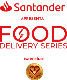 Santander apresenta Food Delivery Series apoio 3 Corações, Tanqueray.